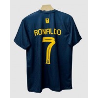 Camisa de Futebol Al-Nassr Cristiano Ronaldo #7 Equipamento Secundário 2023-24 Manga Curta